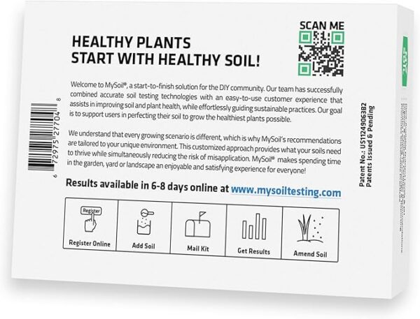 MySoil Soil Test Kit, Unlock Your Lawn & Garden Potential, Complete & Accurate Nutrient and pH Analysis with Recommendations Tailored to Your Soil and Plant Needs - Image 4