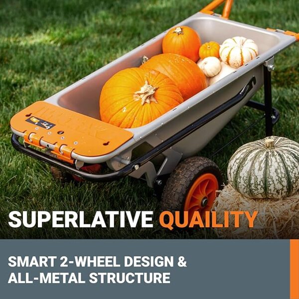 WORX WG050 8-in-1 Aerocart Wheelbarrow - Image 5