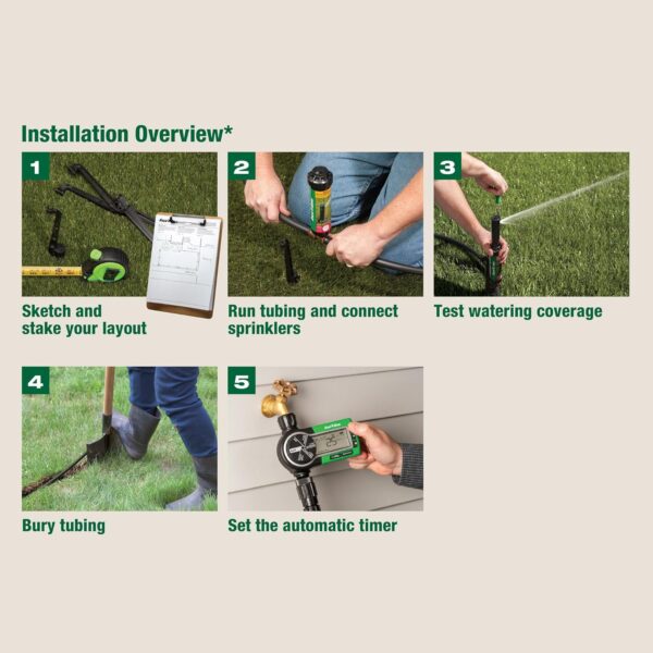 Rain Bird 32ETI Automatic Sprinkler System Kit - Image 4