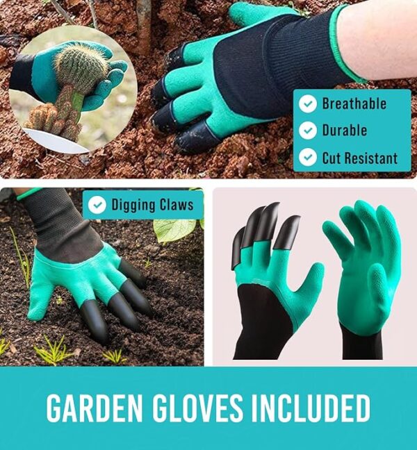 GROWIT Treasured Gifts for Mom - Heavy Duty Gardening Tools - 22-Piece Set - Image 5